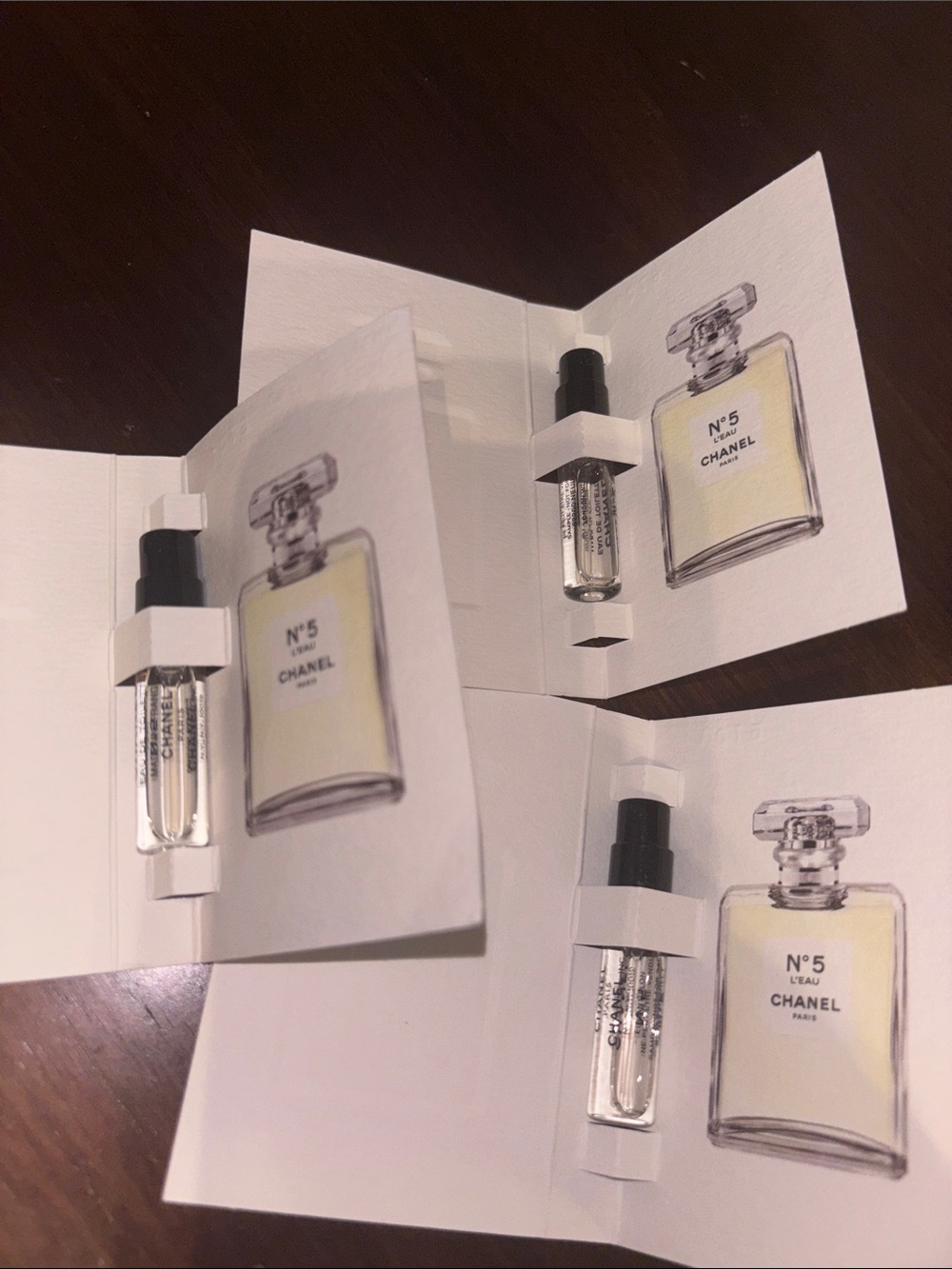 CHANEL N°5 L’Eau Sample Spray x3